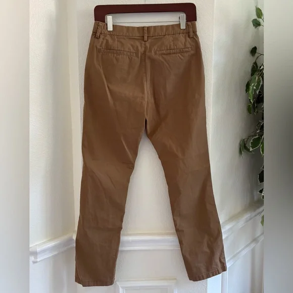 Old Navy Ultimate Tech Slim Built in flex Dark Khaki Pants - Picture 3 of 7